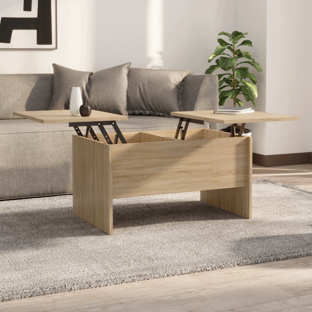Coffee Table 102X50.5X46.5 Cm Engineered Wood