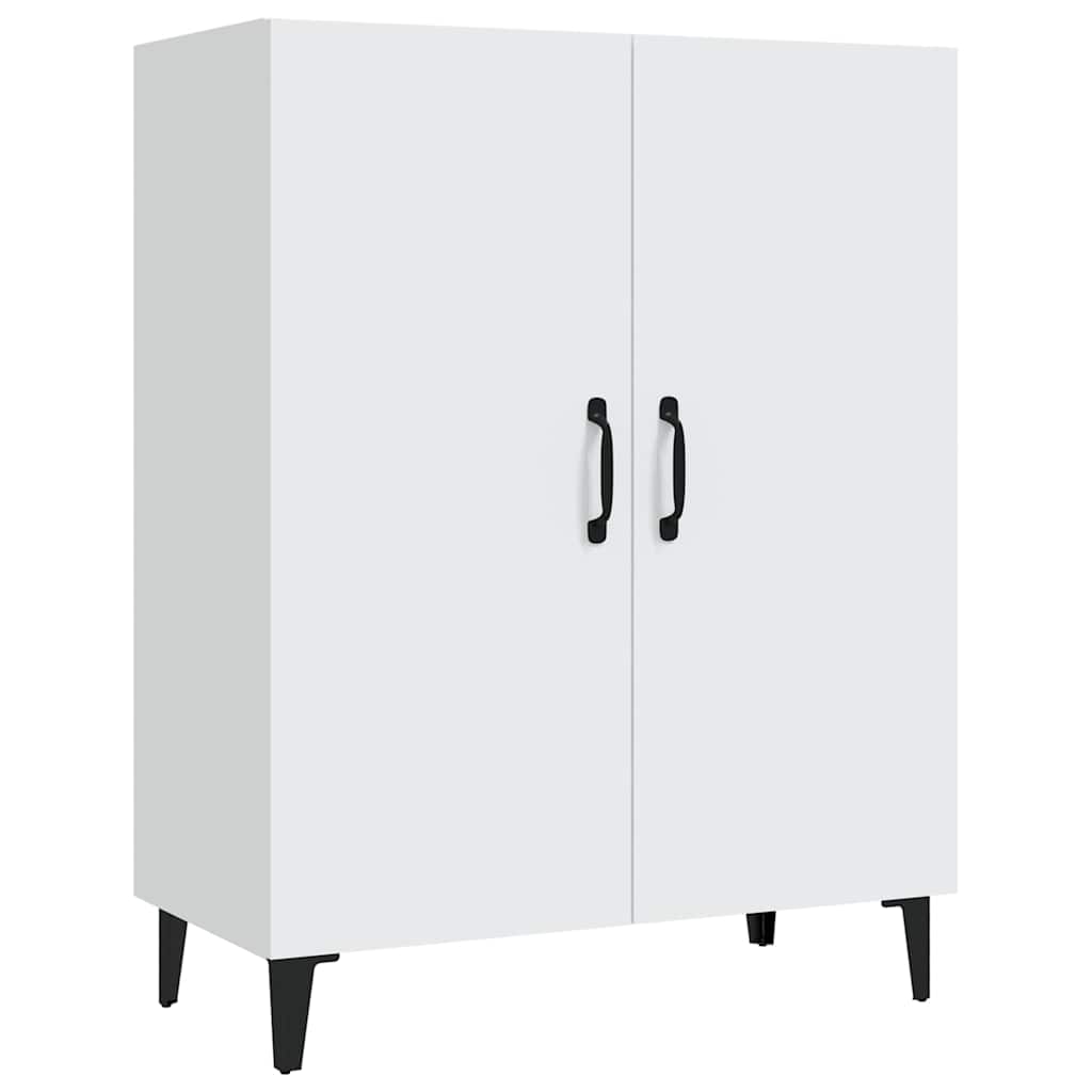 Sideboard 69.5X34X90 Cm Engineered Wood Black Oak Smoked Oak White Artisan Oak 6