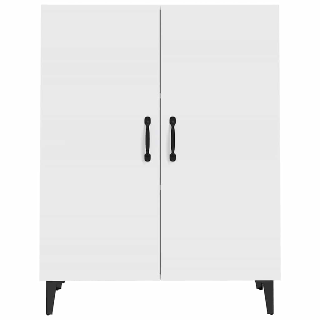 Sideboard 69.5X34X90 Cm Engineered Wood Black Oak Smoked Oak White Artisan Oak 6