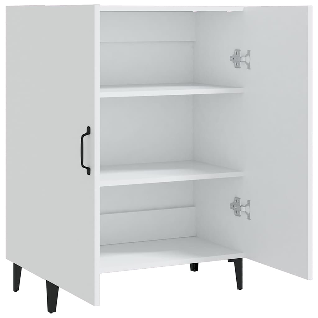 Sideboard 69.5X34X90 Cm Engineered Wood Black Oak Smoked Oak White Artisan Oak 6