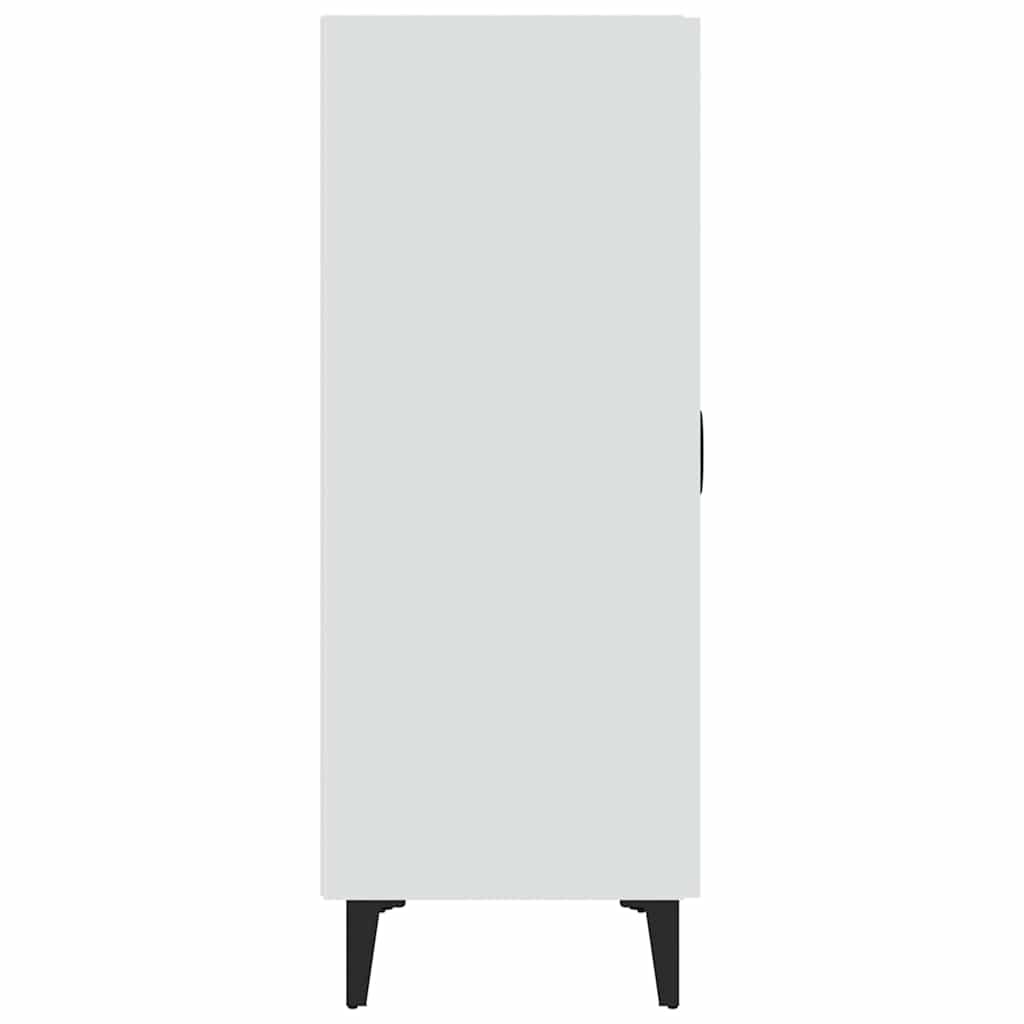 Sideboard 69.5X34X90 Cm Engineered Wood Black Oak Smoked Oak White Artisan Oak 6
