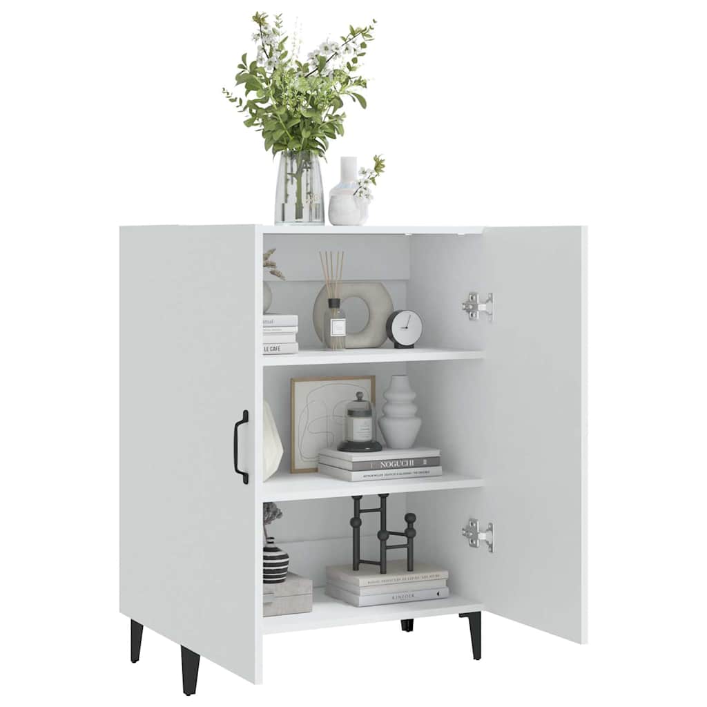 Sideboard 69.5X34X90 Cm Engineered Wood Black Oak Smoked Oak White Artisan Oak 6