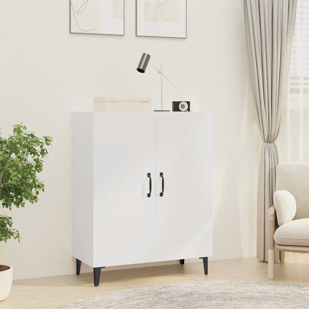 Sideboard 69.5X34X90 Cm Engineered Wood Black Oak Smoked Oak White Artisan Oak 6