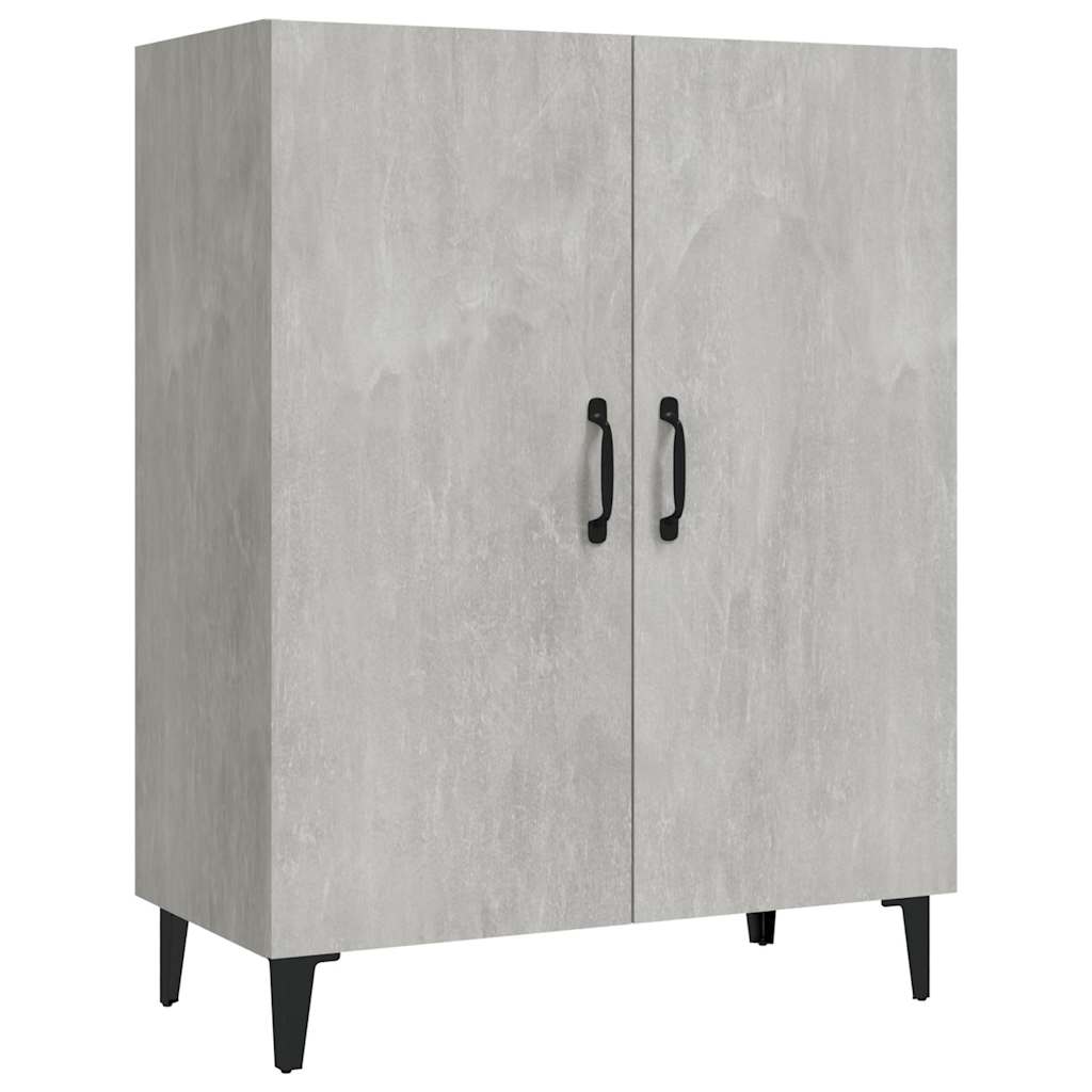 Sideboard 69.5X34X90 Cm Engineered Wood Black Oak Smoked Oak White Artisan Oak 6