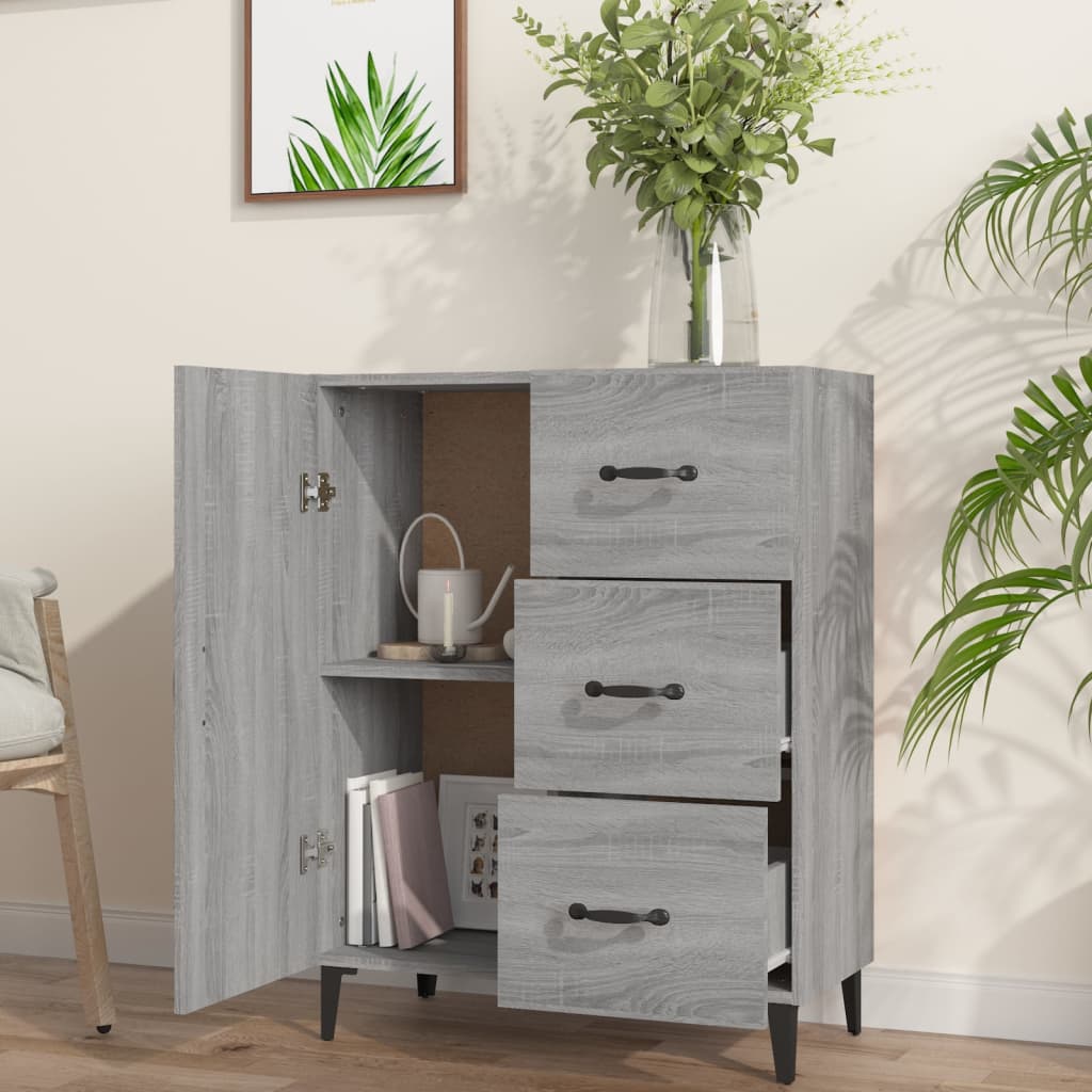Sideboard 69.5X34X90 Cm Engineered Wood