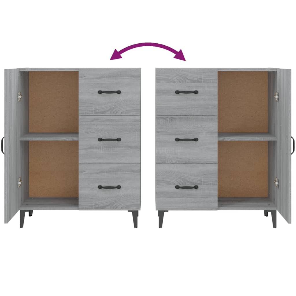 Sideboard 69.5X34X90 Cm Engineered Wood