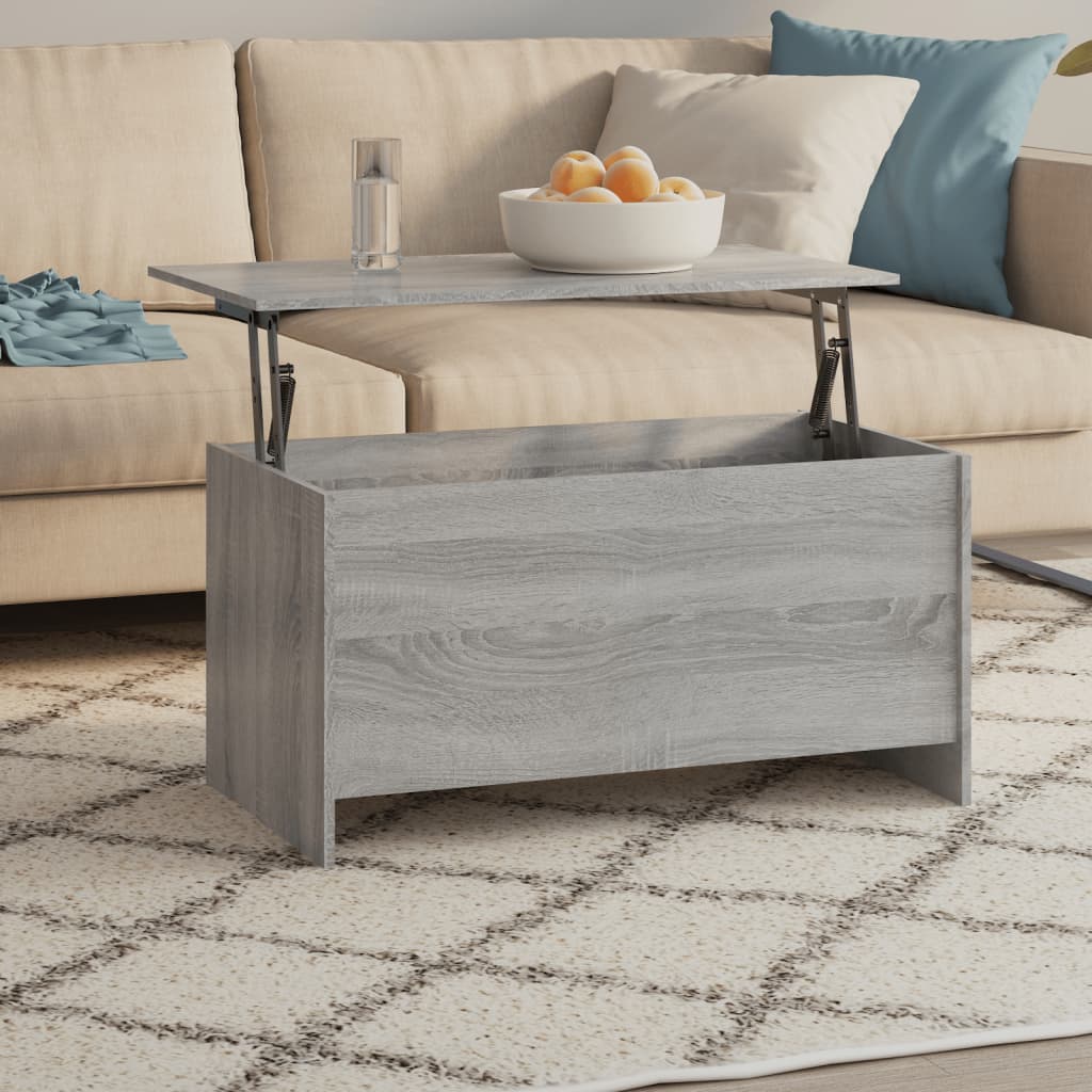 Coffee Table 102X55.5X52.5 Cm Engineered Wood