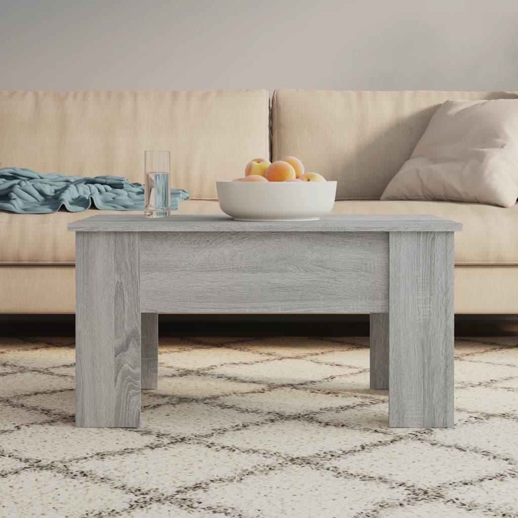 Coffee Table 79X49X41 Cm Engineered Wood