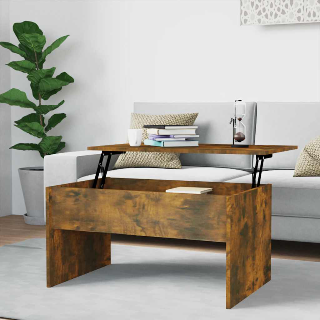 Coffee Table 102X50.5X52.5 Cm Engineered Wood