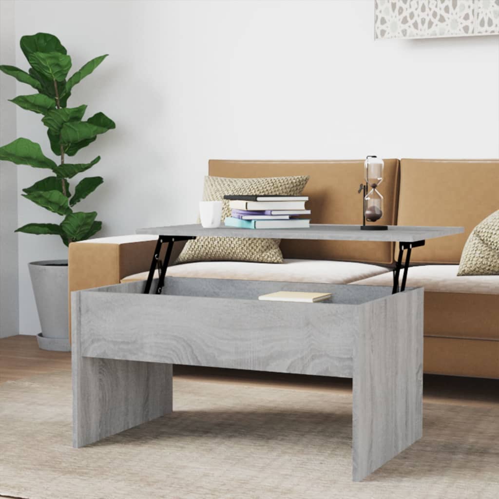 Coffee Table 102X50.5X52.5 Cm Engineered Wood