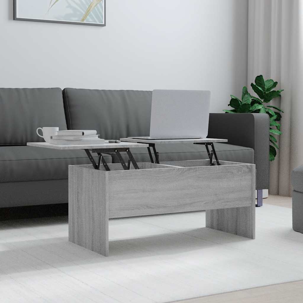 Coffee Table 102X50.5X46.5 Cm Engineered Wood