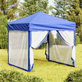 Gazebo Folding Party Tent Sidewalls Waterproof Garden Marquee Canopy anthracite