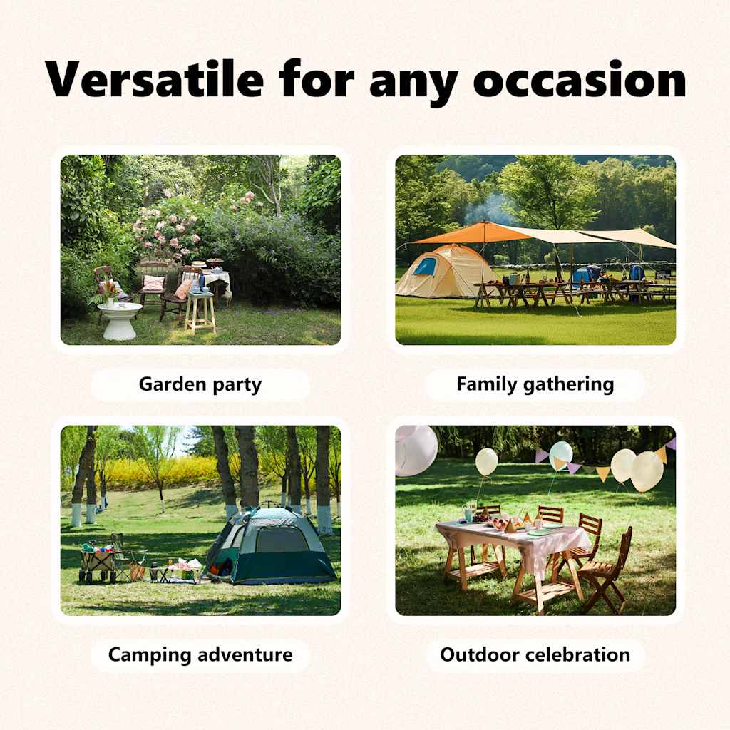 Folding Party Tent With Sidewalls