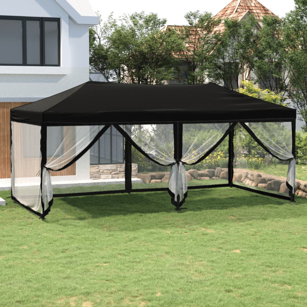 Folding Party Tent With Sidewalls