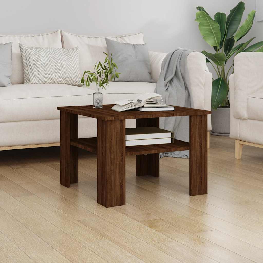 Coffee Table 60X60X42 Cm Engineered Wood