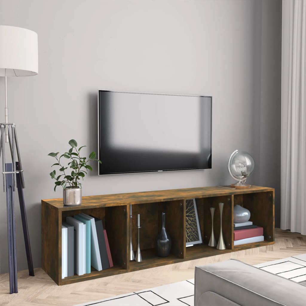 Book Cabinet/Tv Cabinet 36X30X143Cm Engineered Wood