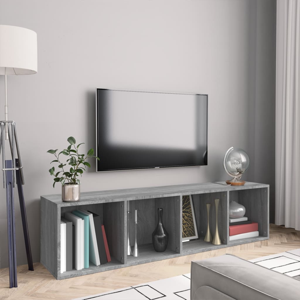 Book Cabinet/Tv Cabinet 36X30X143Cm Engineered Wood