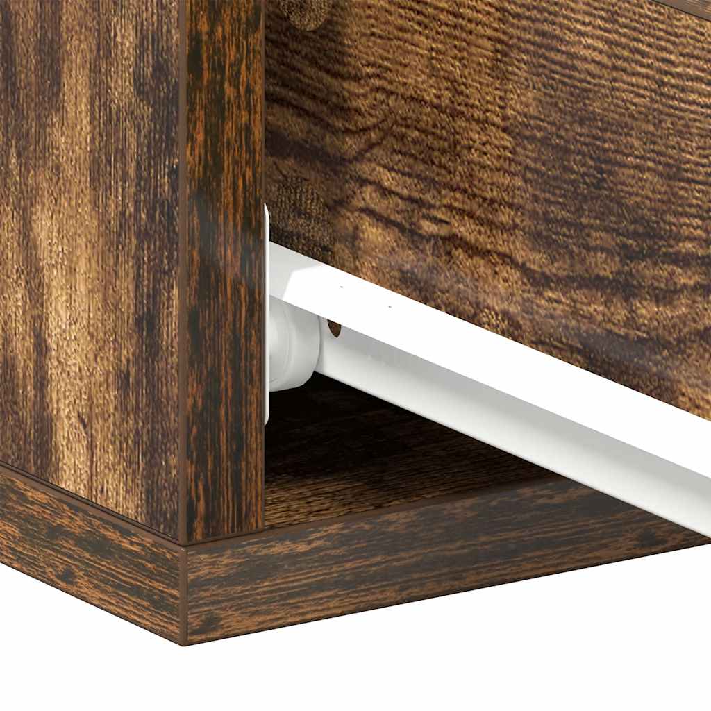 Floating Nightstands 2 Pcs 40X30X15Cm Engineered Wood