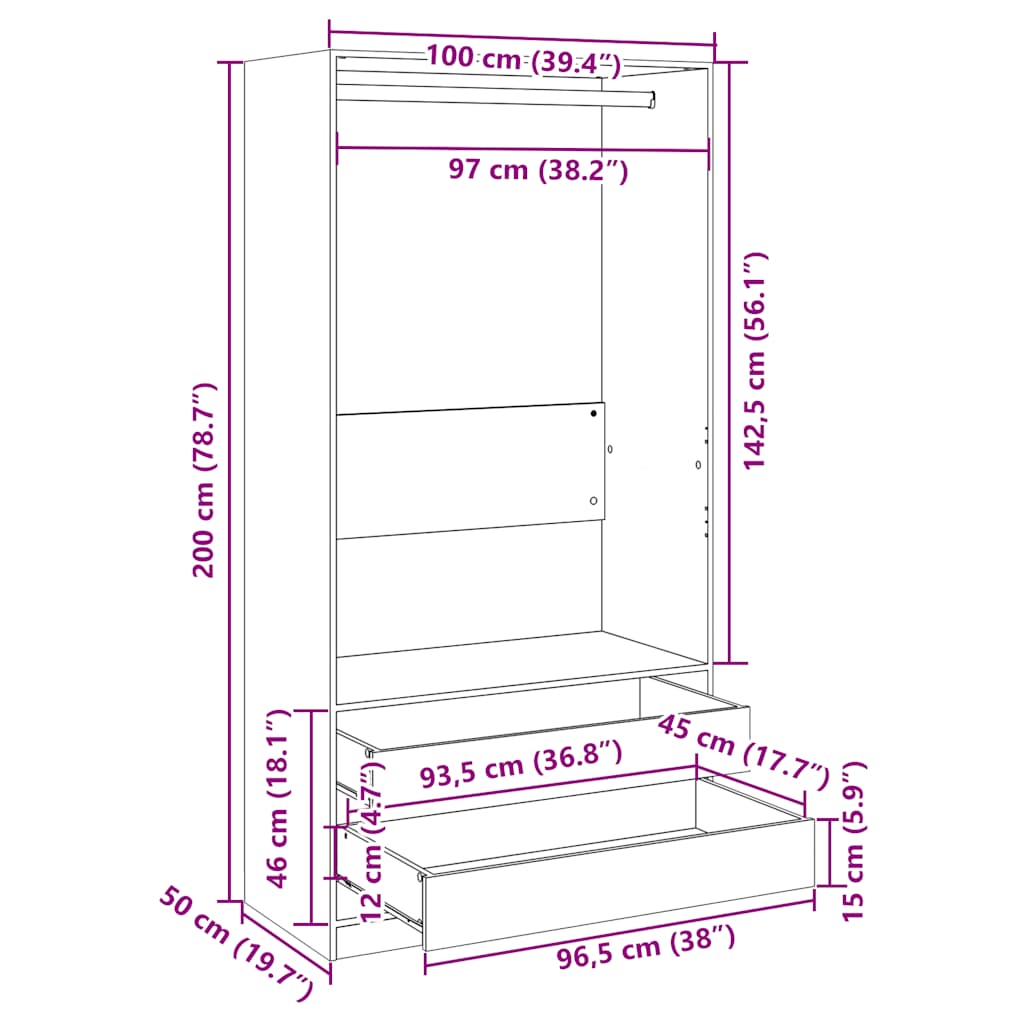 Wardrobe Engineered Wood