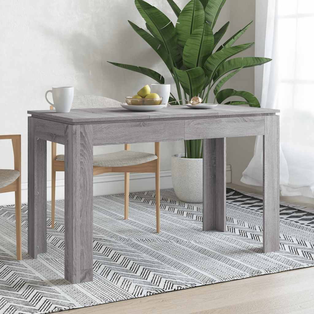 Dining Table 120X60X76 Cm Engineered Wood
