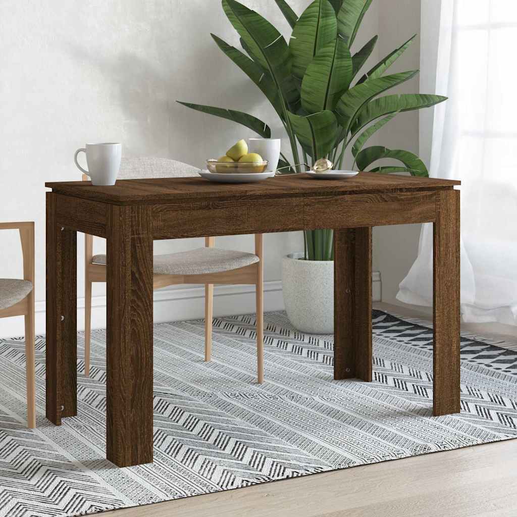 Dining Table 120X60X76 Cm Engineered Wood