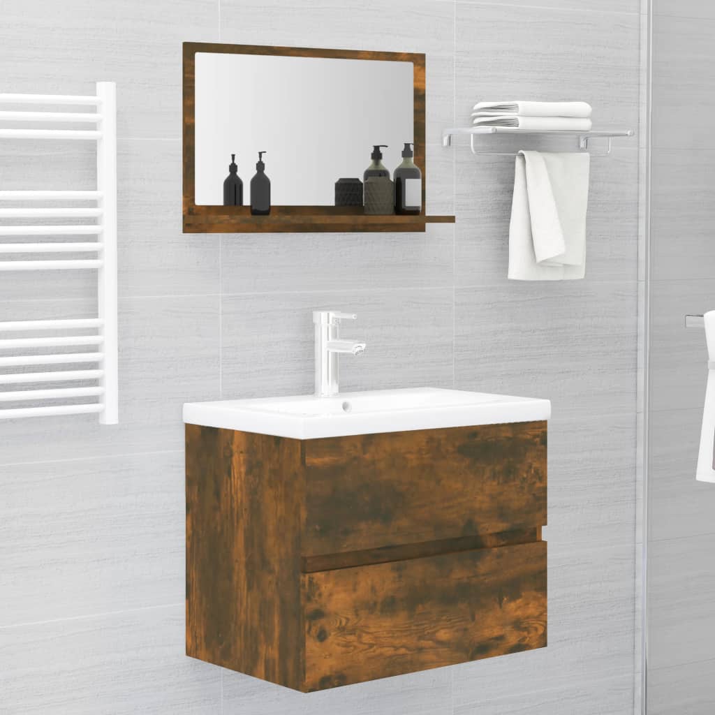 Bathroom Mirror Engineered Wood