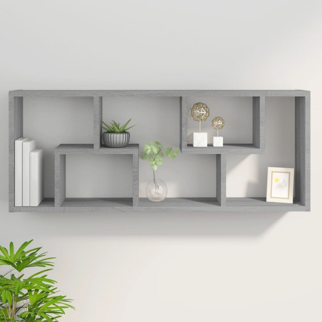 Wall Shelf 36X16X90 Cm Engineered Wood