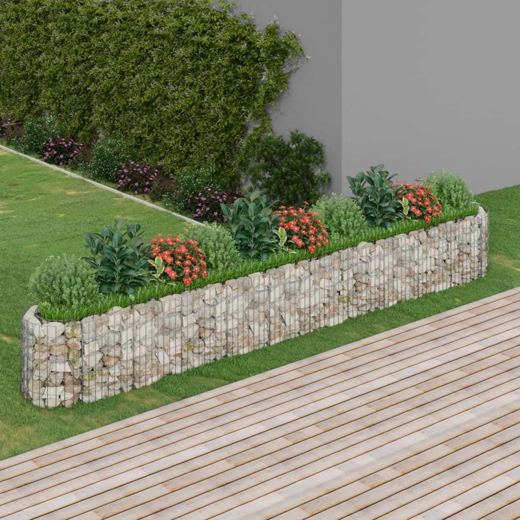 Gabion Raised Bed Galvanised Iron