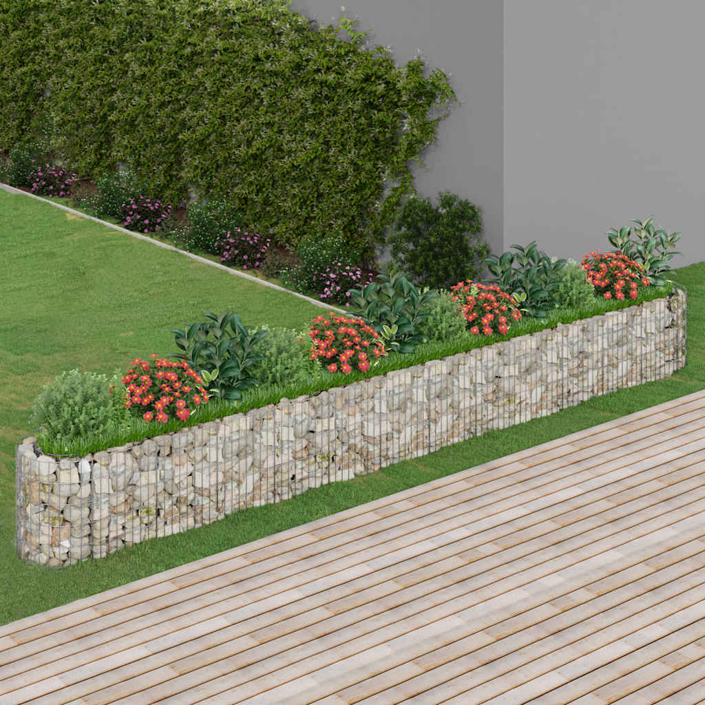 Gabion Raised Bed Galvanised Iron