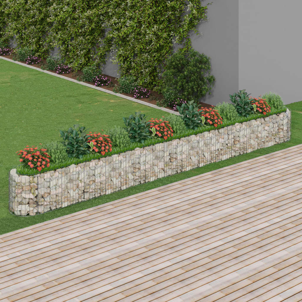Gabion Raised Bed Galvanised Iron