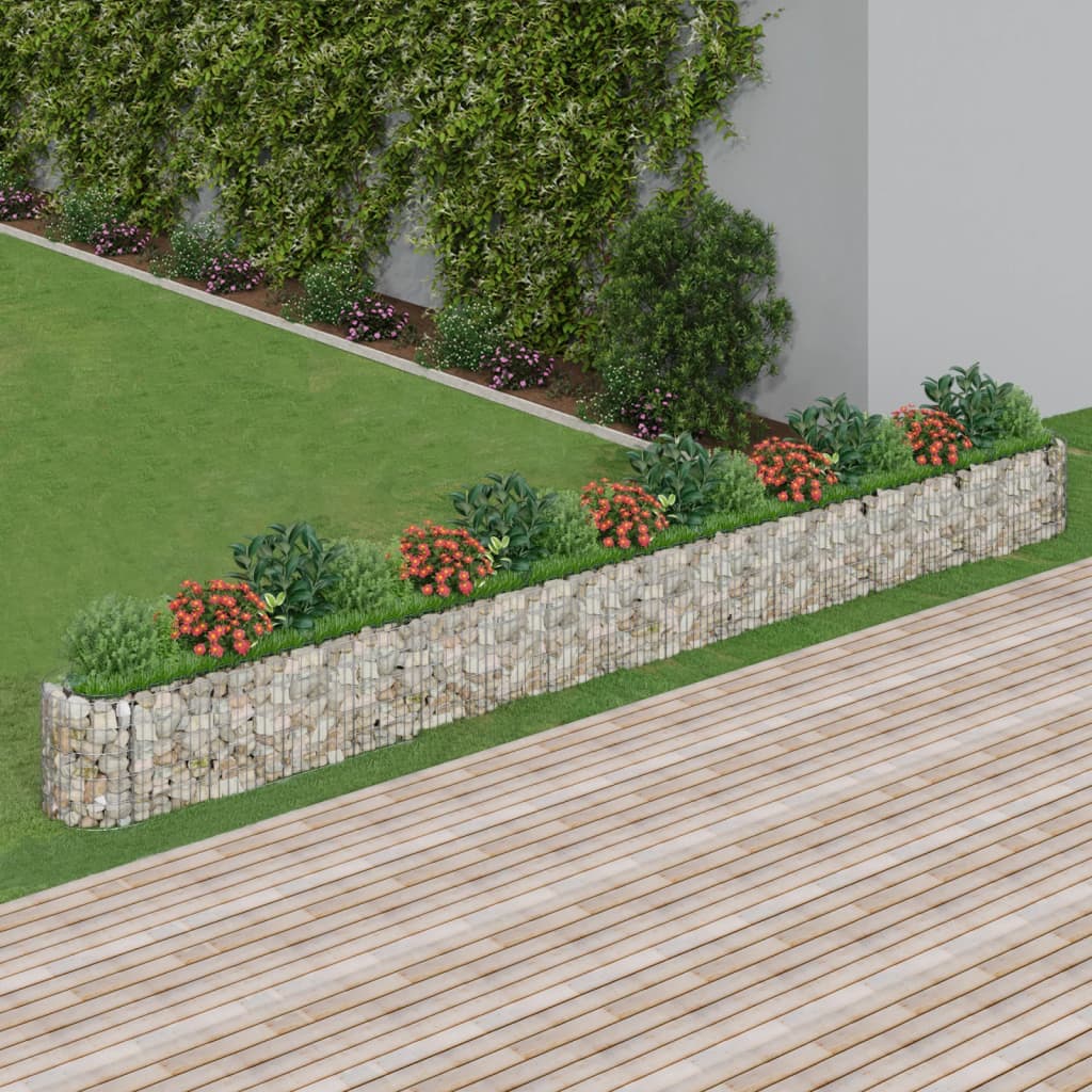 Gabion Raised Bed Galvanised Iron