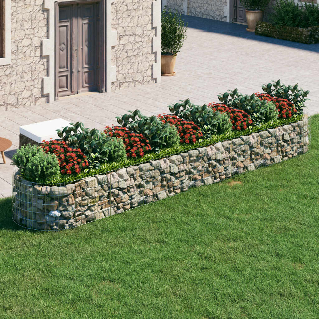 Gabion Raised Bed Galvanised Iron
