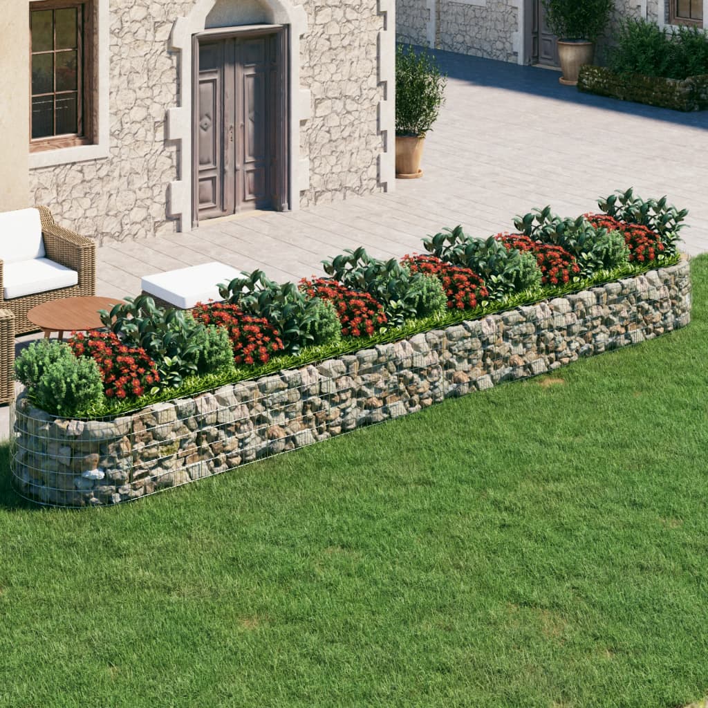 Gabion Raised Bed Galvanised Iron