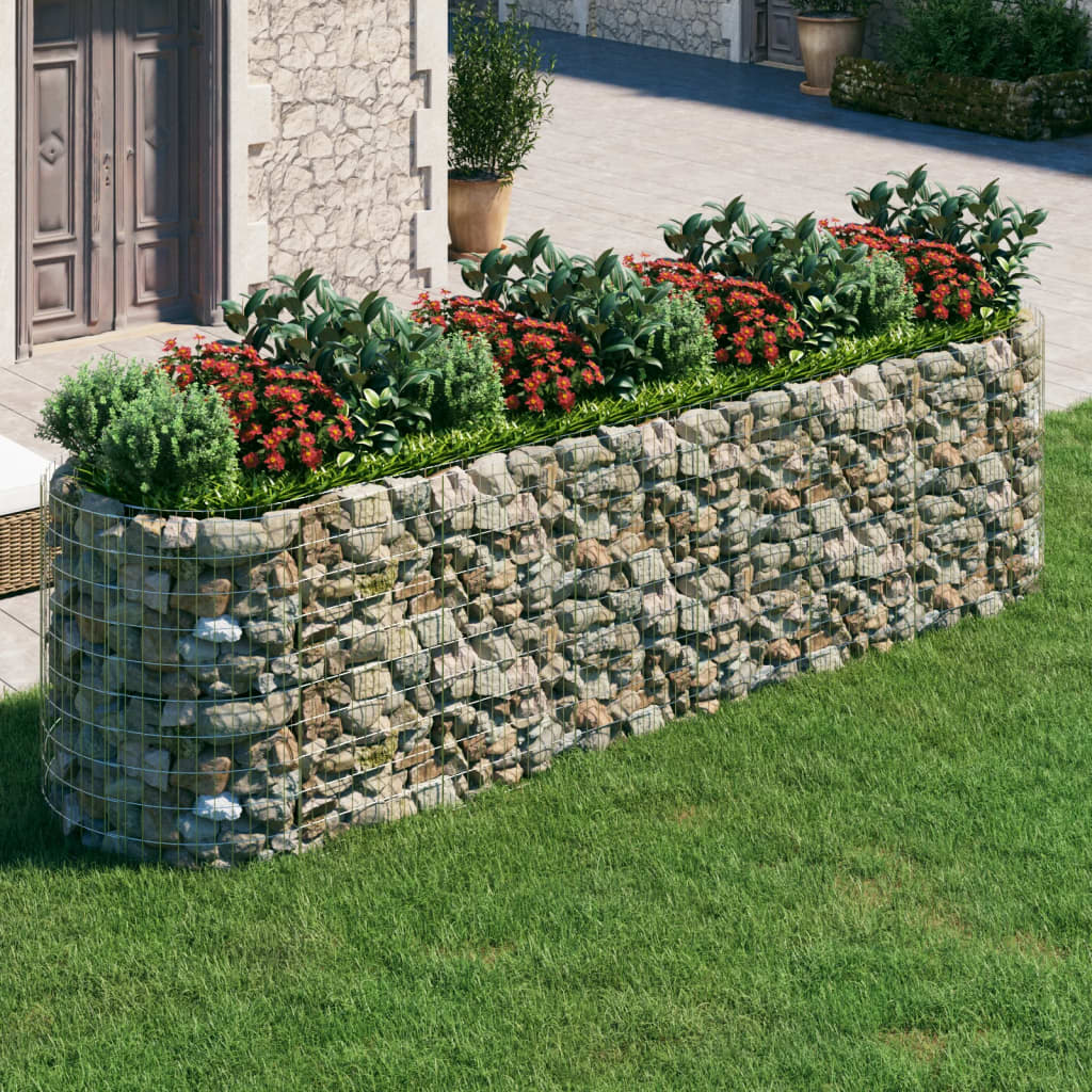 Gabion Raised Bed Galvanised Iron