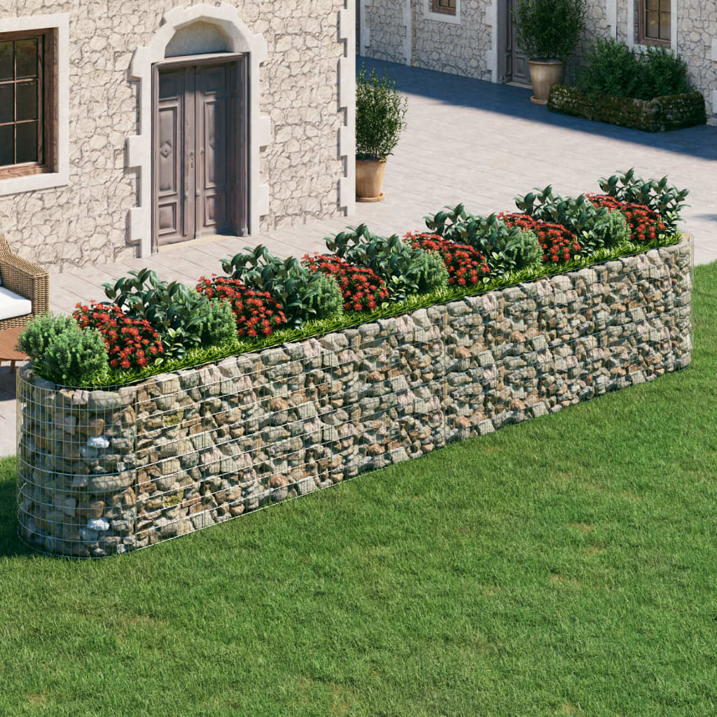 Gabion Raised Bed Galvanised Iron