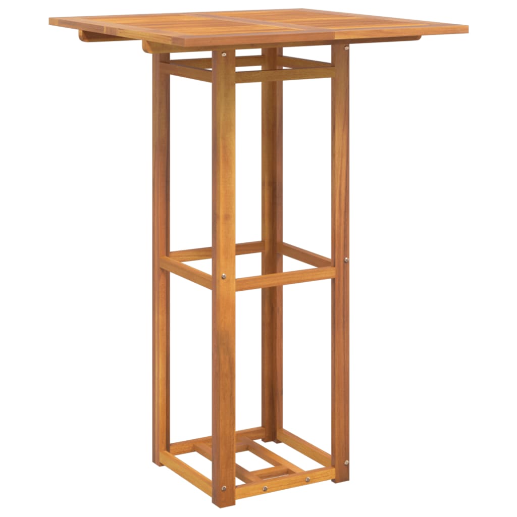 Bistro Table 75X75X110 Cm Solid Wood Acacia