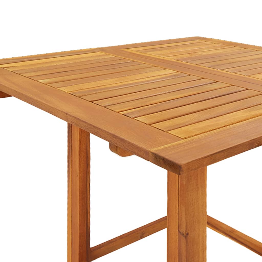 Bistro Table 75X75X110 Cm Solid Wood Acacia