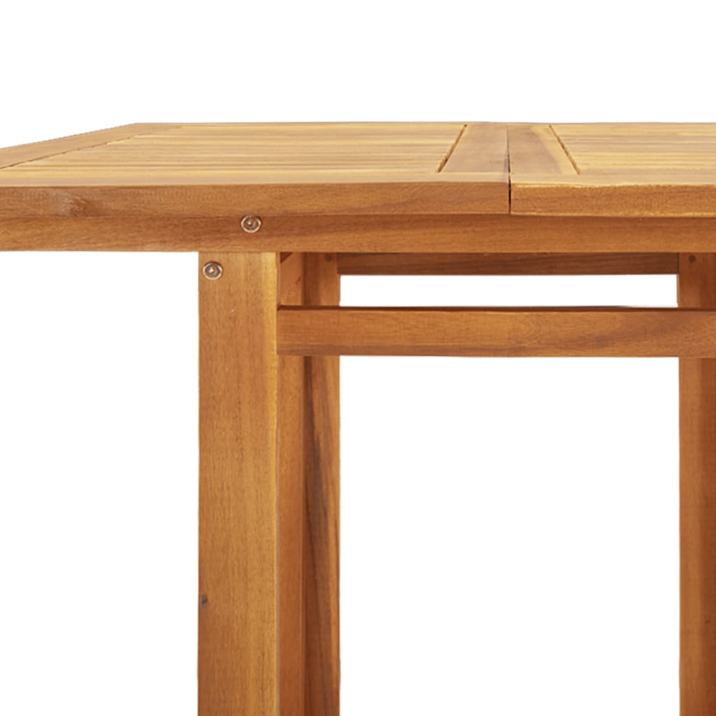 Bistro Table 75X75X110 Cm Solid Wood Acacia