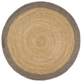 Handmade Rug Jute With Border