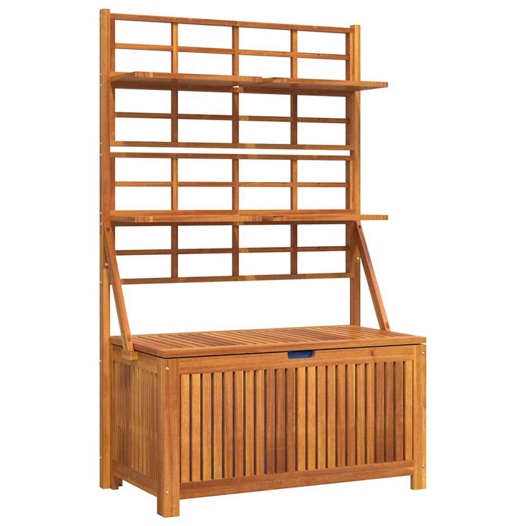 Outdoor Storage Boxes Box Trellis 99X50X160 Cm Solid Wood Acacia Waterproof 99 c
