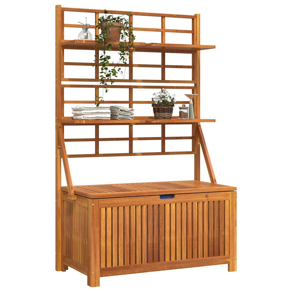 Outdoor Storage Boxes Box Trellis 99X50X160 Cm Solid Wood Acacia Waterproof 99 c