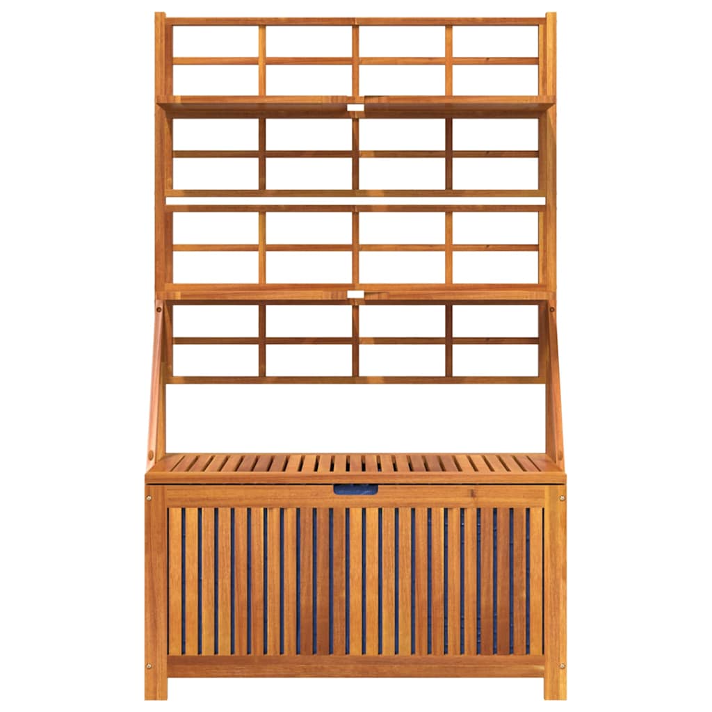 Outdoor Storage Boxes Box Trellis 99X50X160 Cm Solid Wood Acacia Waterproof 99 c
