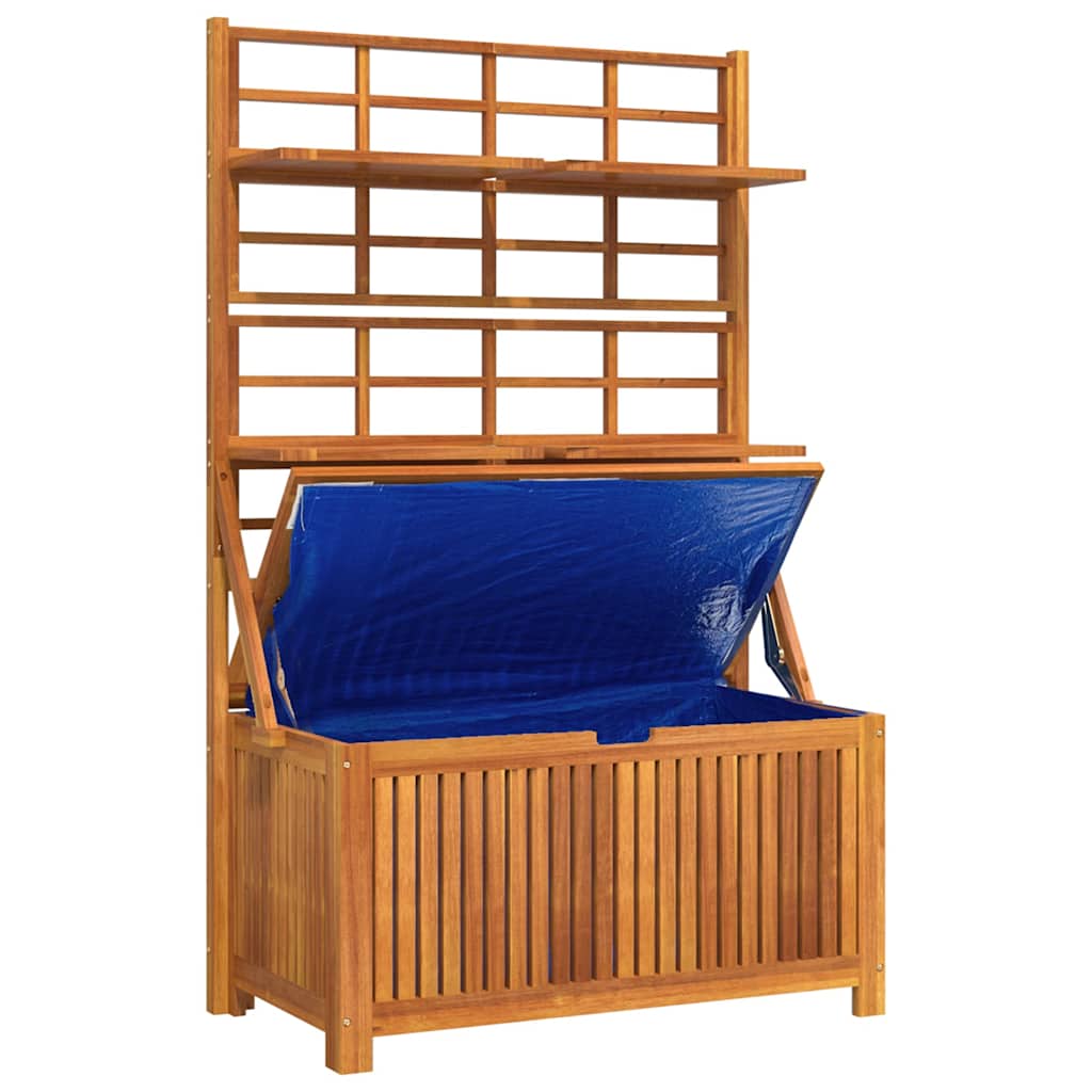 Outdoor Storage Boxes Box Trellis 99X50X160 Cm Solid Wood Acacia Waterproof 99 c