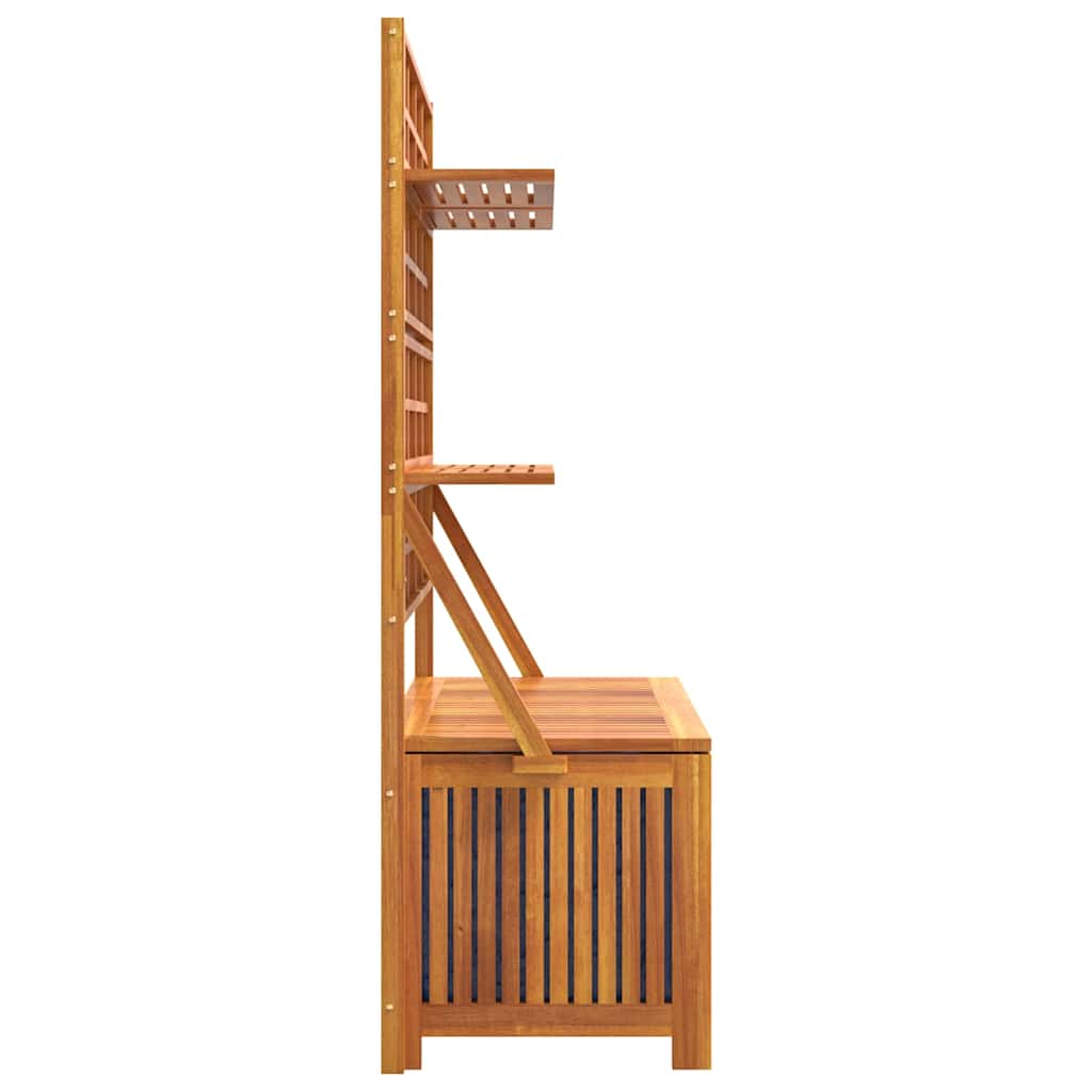 Outdoor Storage Boxes Box Trellis 99X50X160 Cm Solid Wood Acacia Waterproof 99 c