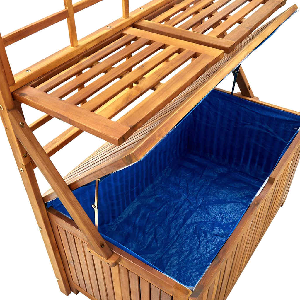 Outdoor Storage Boxes Box Trellis 99X50X160 Cm Solid Wood Acacia Waterproof 99 c