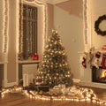 Christmas Lighting Led Cluster String 400 Leds Cold White Pvc copper cold white