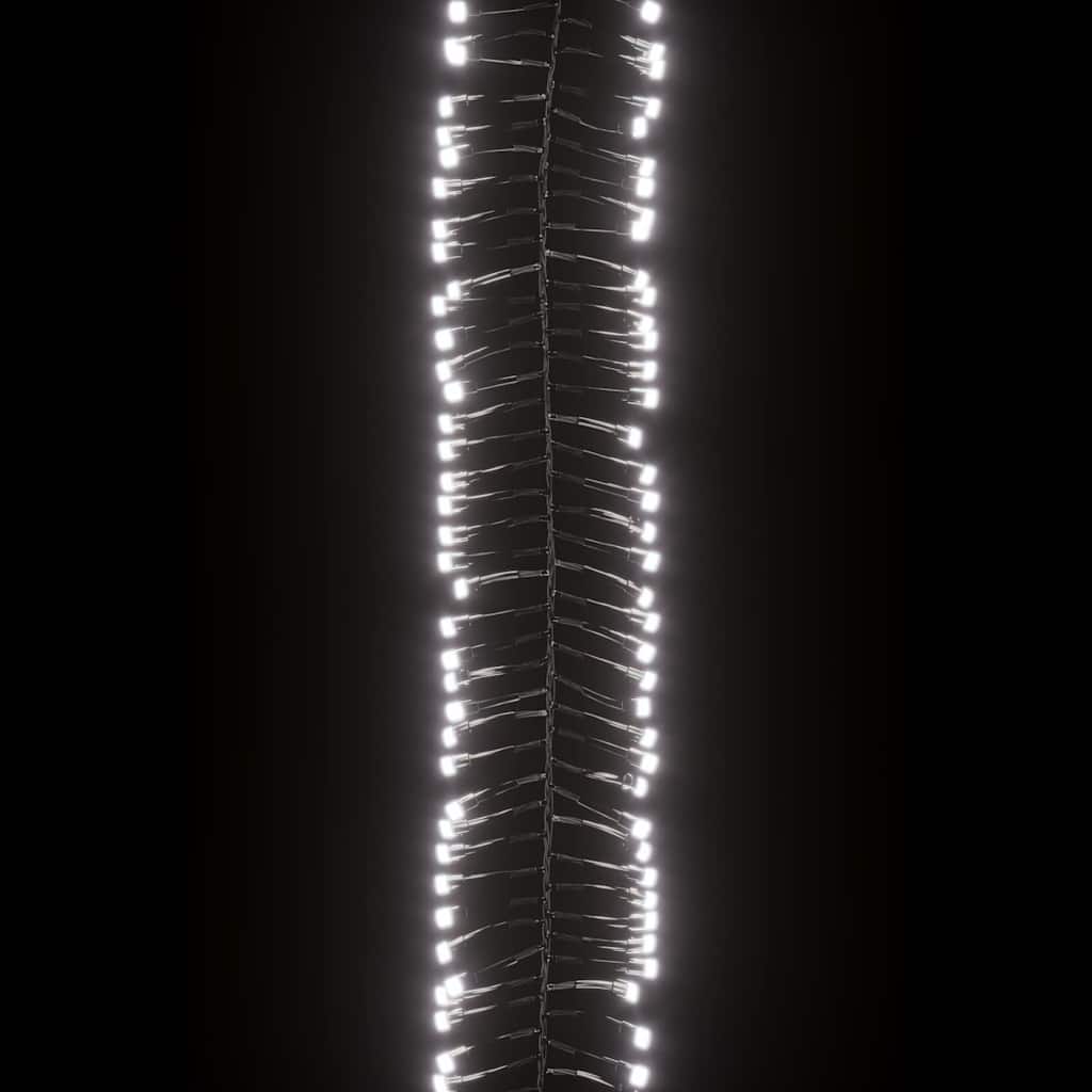 Christmas Lighting Led Cluster String 400 Leds Cold White Pvc copper cold white