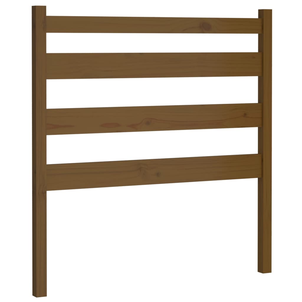 Bed Headboard 81X4X100 Cm Solid Wood Pine