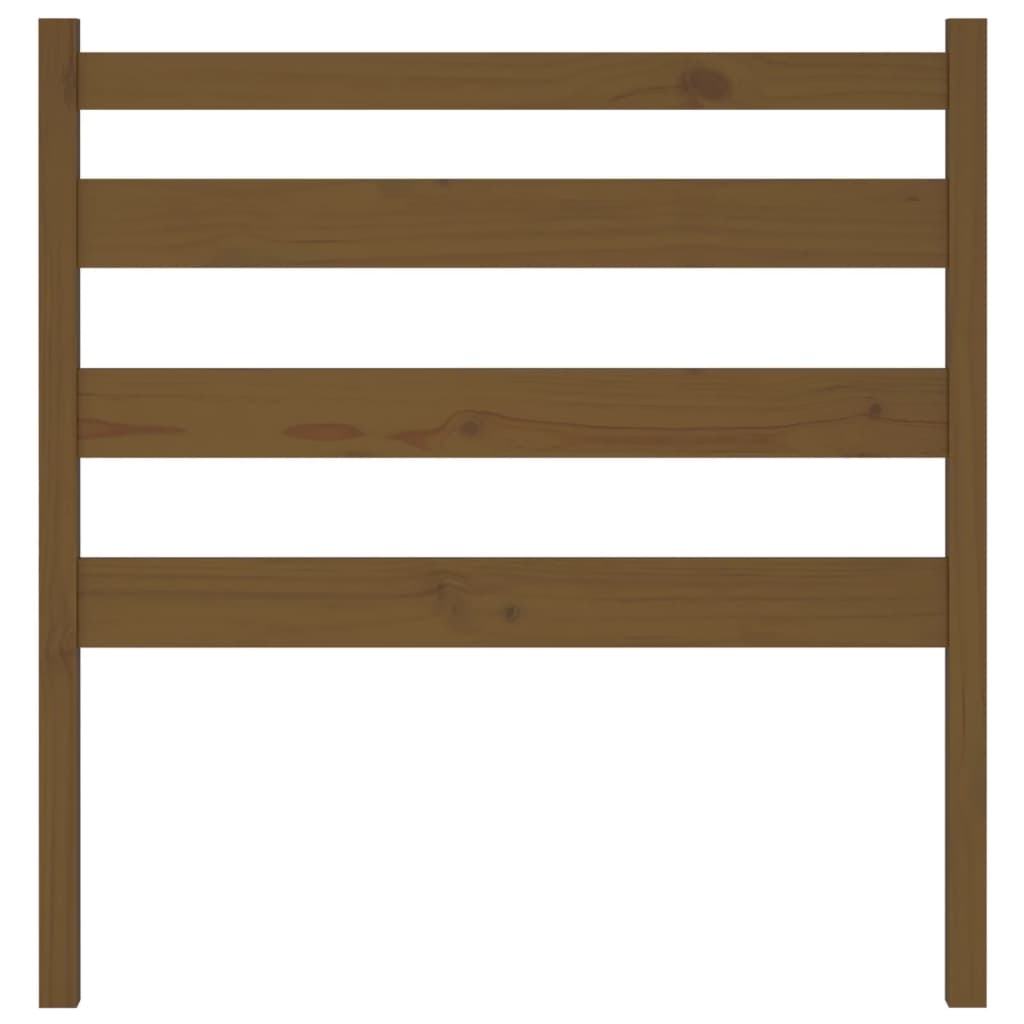 Bed Headboard 81X4X100 Cm Solid Wood Pine