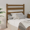 Headboards & Footboards Bed Headboard 81X4X100 Cm Solid Wood Pine Black Grey 81